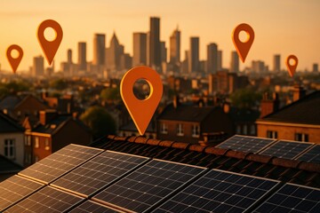 Smart City: Solar Energy and Location Tracking in Urban Landscape