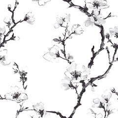 Fototapeta premium Elegant and Unique Floral Illustrations: Isolated Bouquets, Wreaths, and Botanical