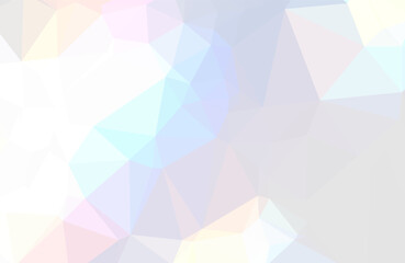 Fototapeta premium Light polygonal illustration, which consist of triangles. Geometric background in Origami style with gradient. Triangular design for your business