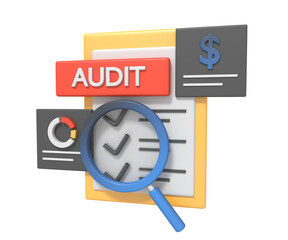 Management finance audit company concept