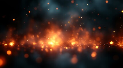 Obraz premium Abstract image depicting a fiery and dynamic scene of sparks