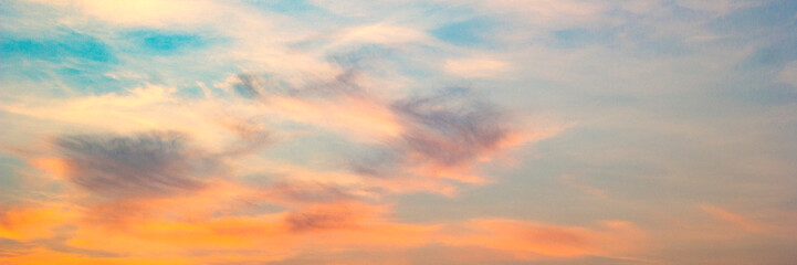 Obraz premium sunset sky background