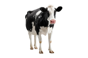 Cow portrait in studio setting
