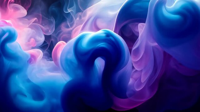 Mesmerizing dance of vibrant hues in a cosmic ballet of fluid art