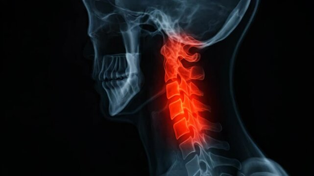 X-rays of diseases of the human cervical spine