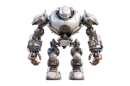 {{front view of robot mechanism}}