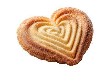 Fototapeta premium Warm heart-shaped cookies in focus