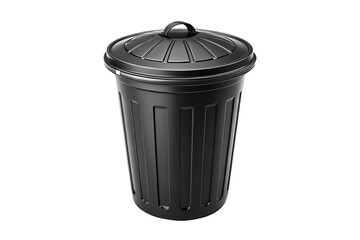 trash can isolated on white