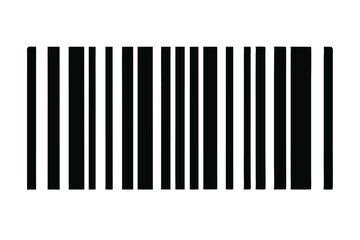Numerous parallel black bars on white generate a scannable identification code in the image