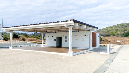 美濃ケ浜海浜公園の海辺風景