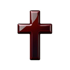 Obraz premium Red Christian Cross Symbol