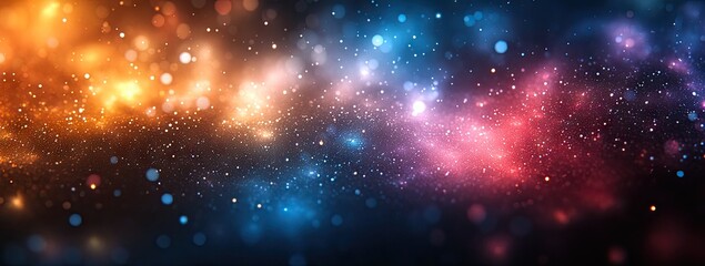 Naklejka premium Abstract colorful digital space background design