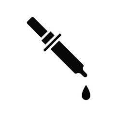 dropper icon , template, flat, design, vector, illustrations, education, style, trendy, collections