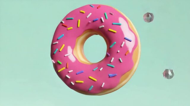 donut with sprinkles