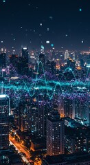 Obraz premium City's Silent Symphony AI Generated