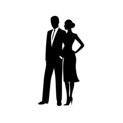 Elegant Couple Silhouette