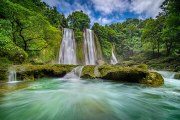 The beauty of Cikaso waterfall