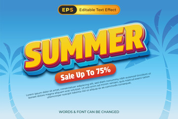 Summer Sale Text Effect