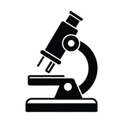 microscope isolated on white