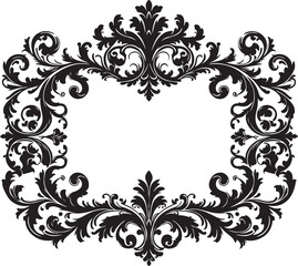 Elegant Baroque Flourish Frame Set