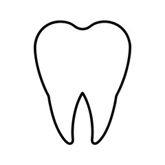 vector tooth icon