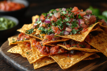 Wooden plate filled with multiple slices of torta.