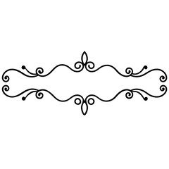  Ornamental page decoration vector illustration.