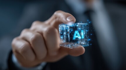 Innovative automated decision flow icon concept featuring ai-powered trade log for intelligent financial management