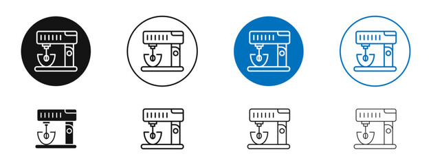 Mixer icon. Vector outline illustration. vector logo template