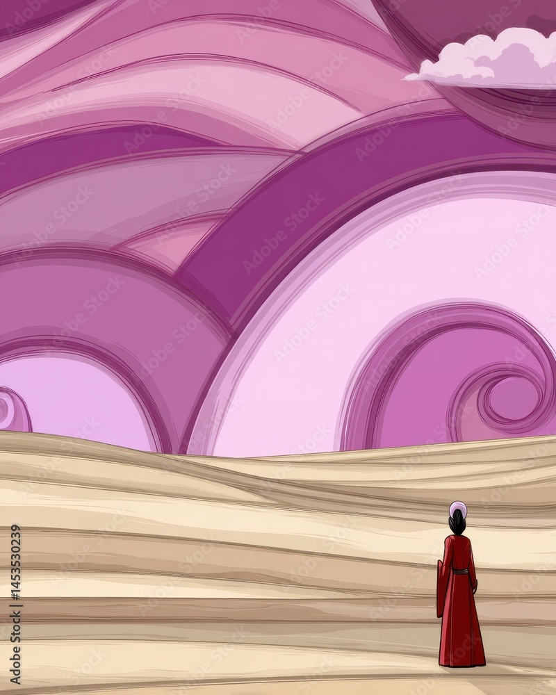 Aufkleber cosmic journey through the multiverse: a philosophical exploration of the unknown with abstract swir
