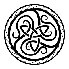 Celtic vintage symbol vector illustration