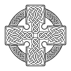 Сeltic cross tattoo
