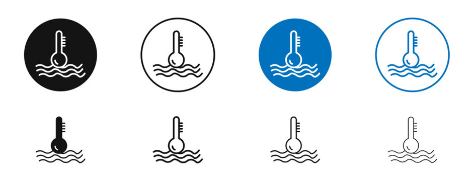 Car temperature icon. Vector outline illustration. vector logo template