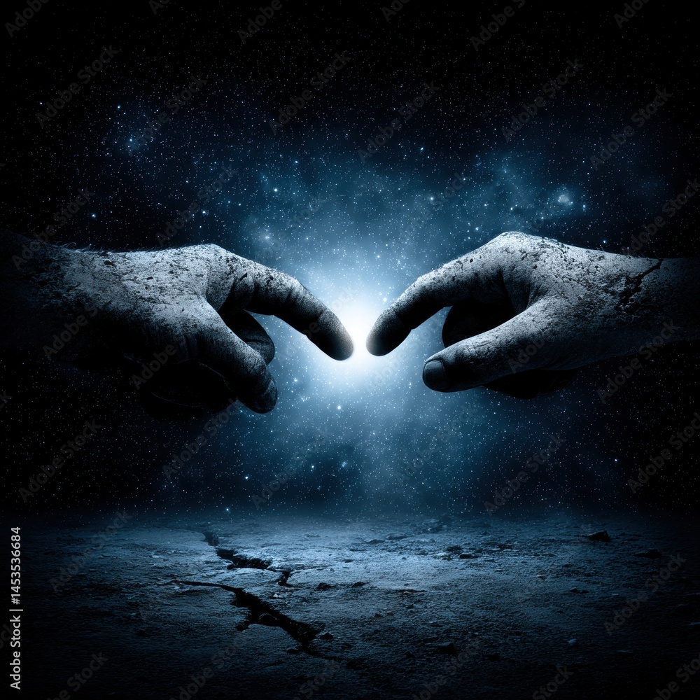 Poster cosmic exploration of the multiverse: a philosophical journey through space and time, capturing the 