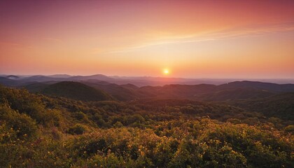 Obraz premium Beautiful Sunset gradient. 4