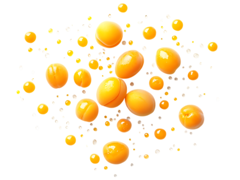 Fresh Golden Apricot Fruits with Natural Sweet Look