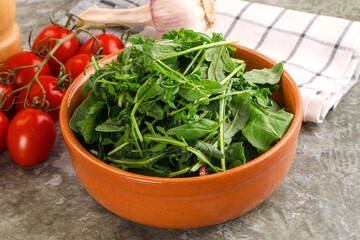 Arugula and spinach mix salad