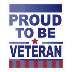 Obraz premium proud to be veteran svg design