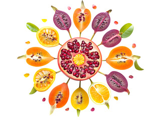 Gorgeous Granadilla Fruits with Natural Texture