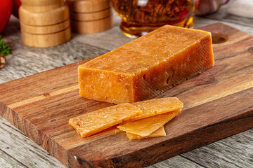 Gourmet hard aged parmesan cheese