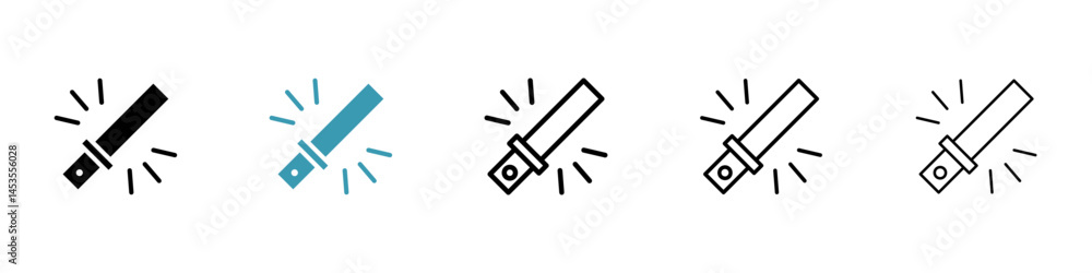 Poster light stick icon. design for web and mobile app. vector illustration