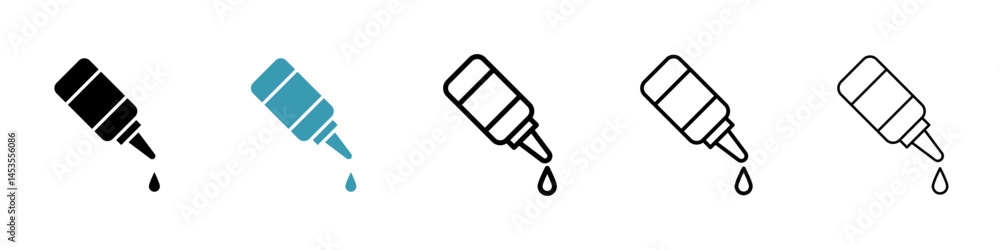 Poster eye drop icon. design for web and mobile app. vector illustration