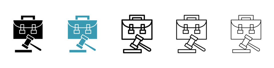 employment law icon. Design for web and mobile app. Vector illustration