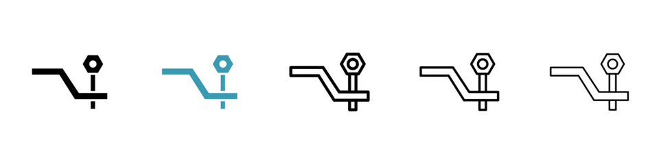car towbar icon. Design for web and mobile app. Vector illustration