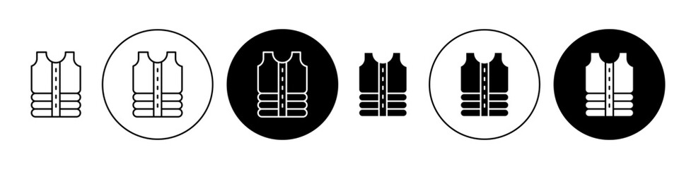 Vest jacket icon. Design for web and mobile app. Vector illustration