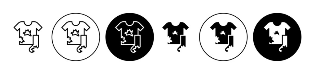 Textile waste icon. Design for web and mobile app. Vector illustration