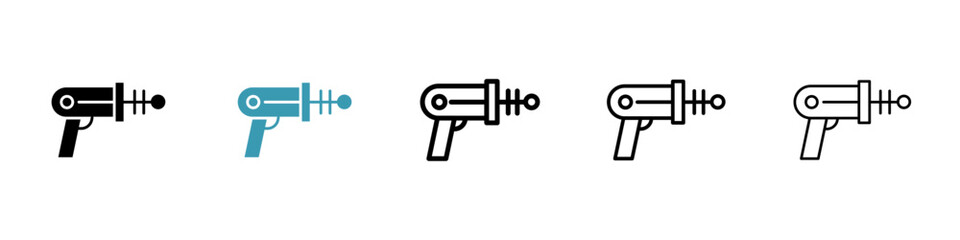 Space gun icon. Design for web and mobile app. Vector illustration
