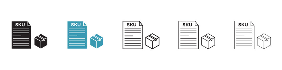SKU description icon. Design for web and mobile app. Vector illustration
