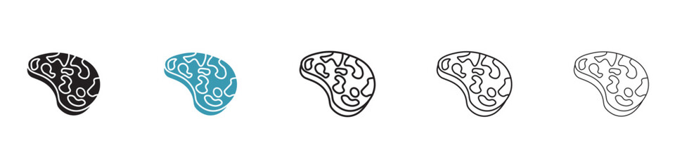 Meat icon. Design for web and mobile app. Vector illustration