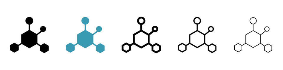 Hormones icon. Design for web and mobile app. Vector illustration
